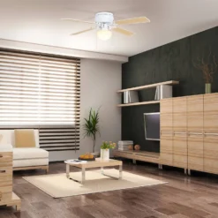 Eglo Cagliari Ceiling Fan With Light - Matt White 13 Eglo Cagliari Ceiling Fan With Light - Matt White -Lighting Shop 14742120 1685052700532232