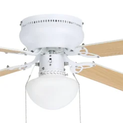 Eglo Cagliari Ceiling Fan With Light - Matt White 11 Eglo Cagliari Ceiling Fan With Light - Matt White -Lighting Shop 14742120 1825052700451901