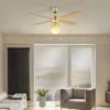 Eglo Fortaleza Ceiling Fan With Light - Bronze & Wood -Lighting Shop 14742122 7735052700119849