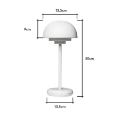LED Rechargeable Table Lamp - White 19 LED Rechargeable Table Lamp - White -Lighting Shop 14844211 1635059930805592